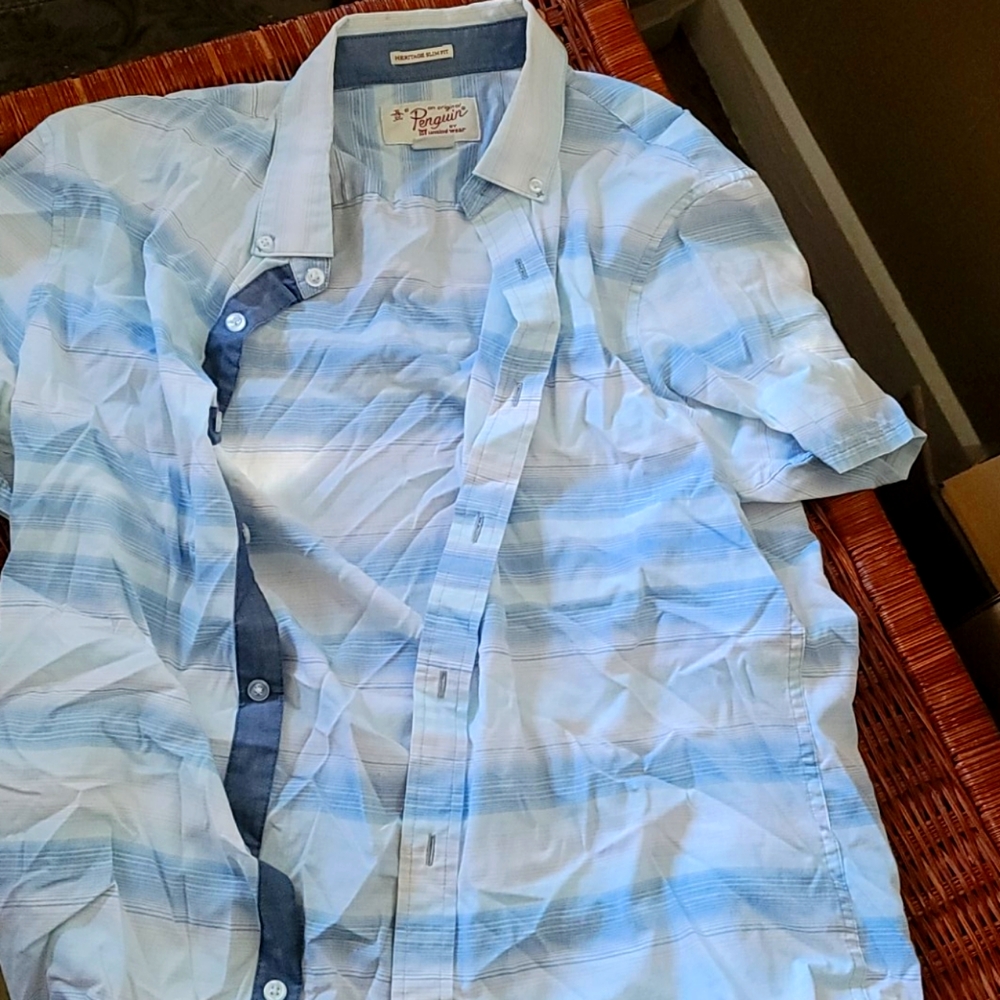 Penguin Button Up